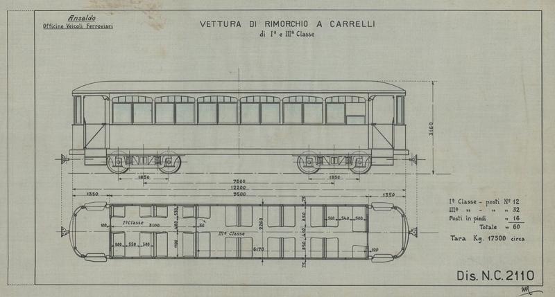 catola 151 - Pacco 459 - "C. Locomotive. Dal 1940 al 2287"