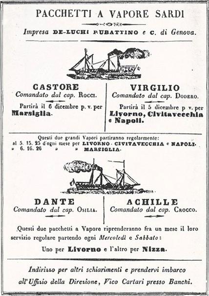 I "pacchetti a vapore sardi" dell'impresa De Luchi-Rubattino trasformati poi  nei potenti transatlantici della Società di navigazione "Italia", ottobre 1961, anno IX, n. straordinario, p. 69