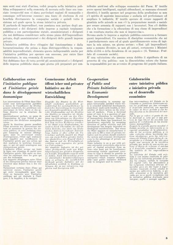 Collaborazione fra iniziativa pubblica e iniziativa privata, di Aldo Fascetti, gennaio - febbraio 1959, anno VII, n. 1, p. 5