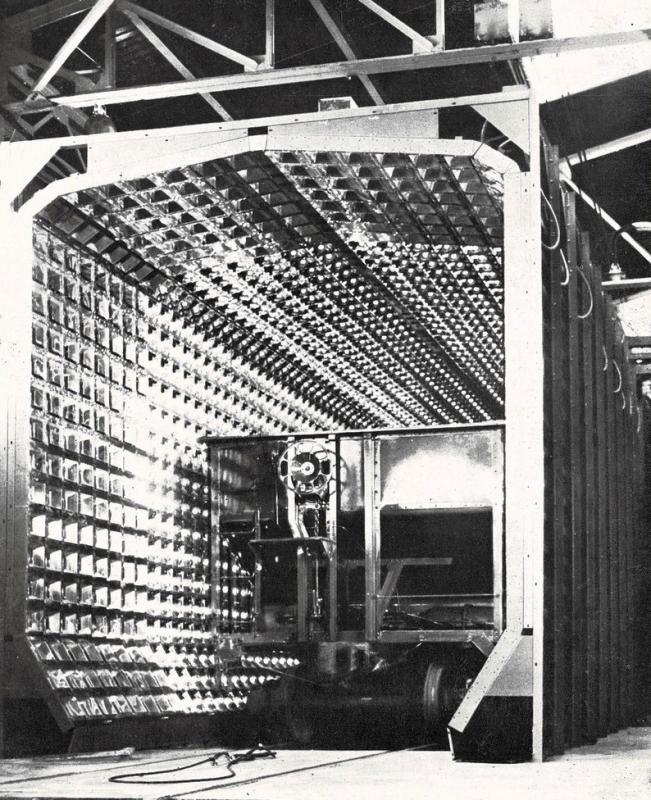Forno a infrarossi per la cottura di vernici installato presso l'American Car and Foundry Company (USA), luglio - agosto 1960, anno VIII, n. 4, p. 55