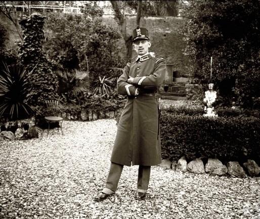 Ludovico Maria Chierici in divisa militare (taglio)