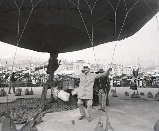 Ascensione del Pallone Aquila. Cap. Spiegel (taglio)