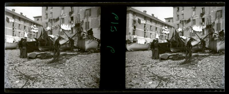 Scene di pescatori alla Foce (originale)