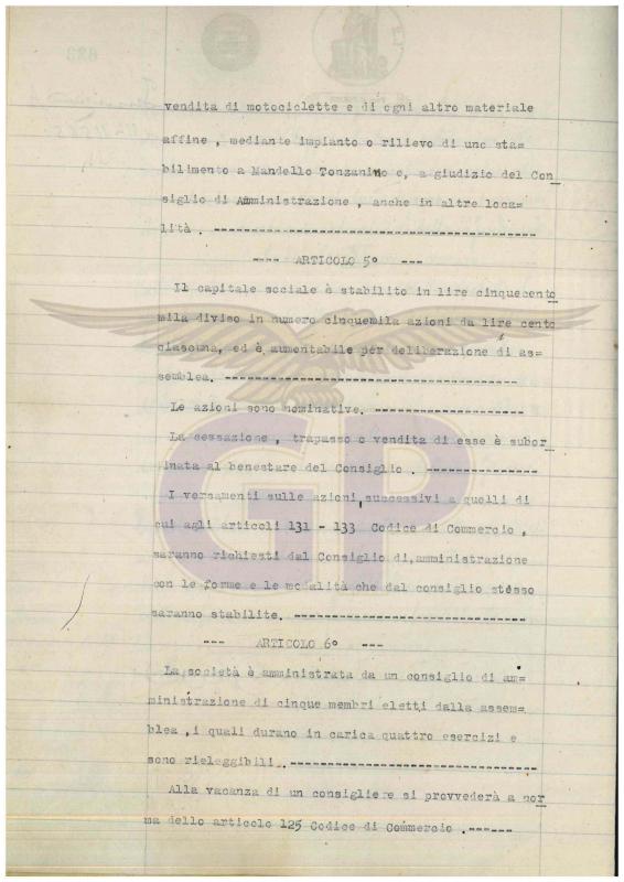 Atto costitutivo e statuto Moto Guzzi, p. 10