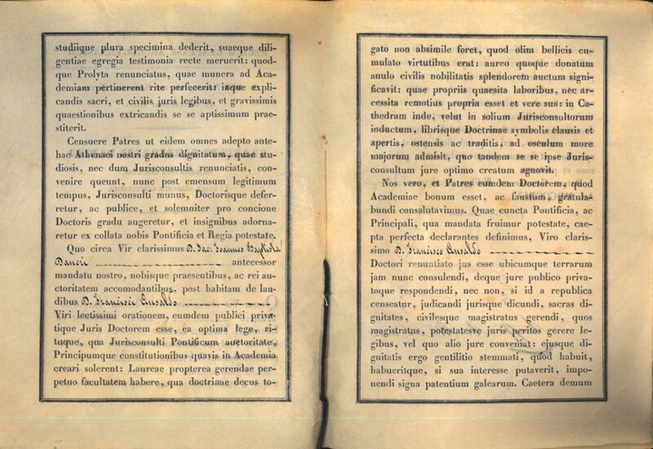 Laurea in Giurisprudenza di Francesco Ansaldo, 01-08-1845, p. 2