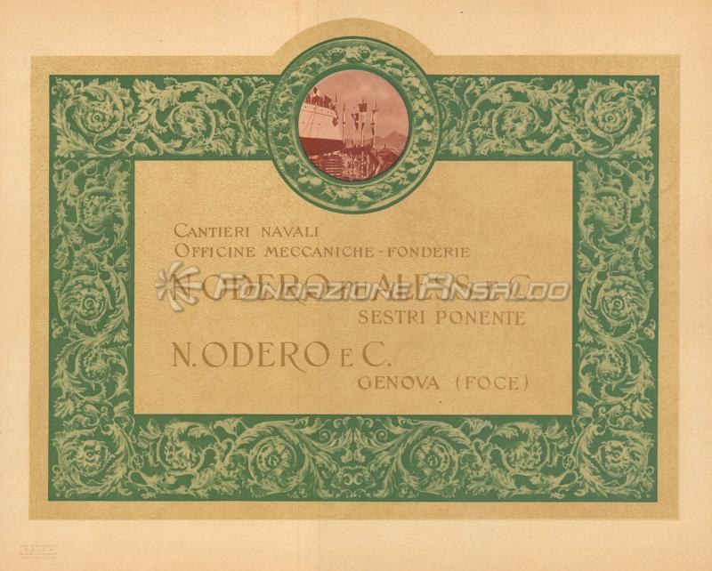 N. Odero &amp; C. - Produzione navale  e meccanica
