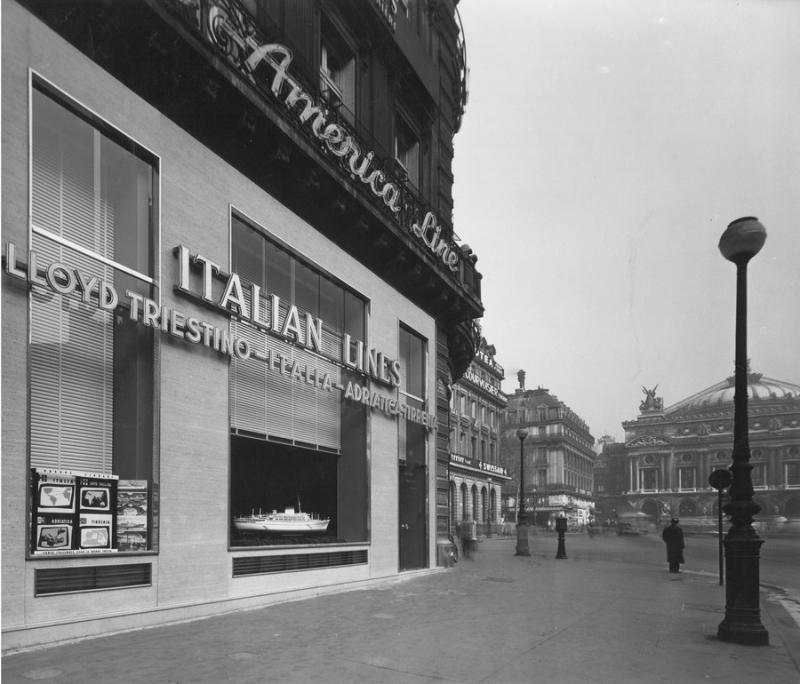 Uffici Italia di Navigazione a Parigi, 1955