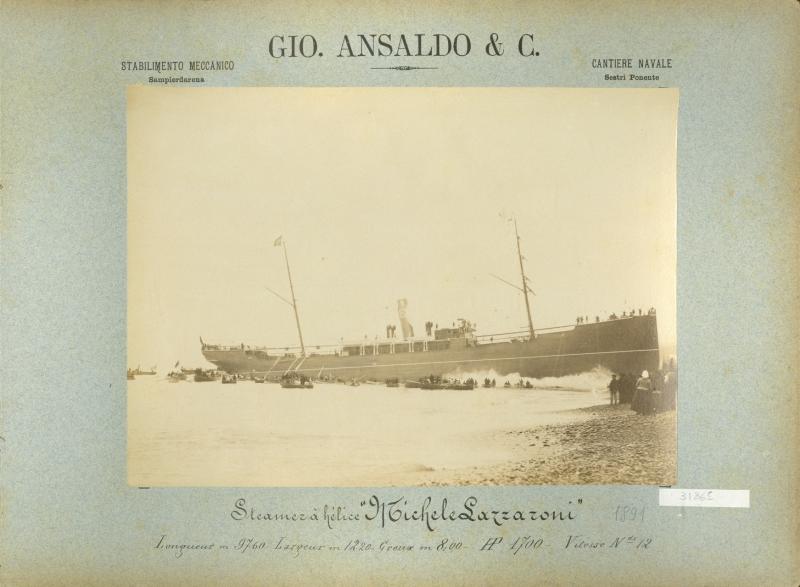 Piroscafo misto Michele Lazzaroni, 1891 (FP.031865)