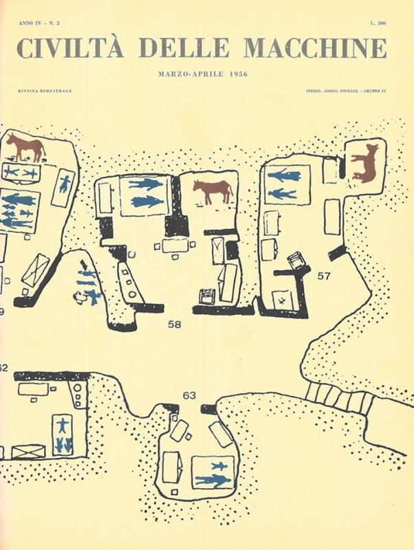 Copertina - La pianta di un vicinato tipico di Matera, marzo - aprile 1956, anno IV, n. 2