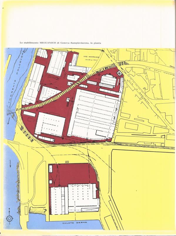Pianta dei Cantieri Navali di Livorno