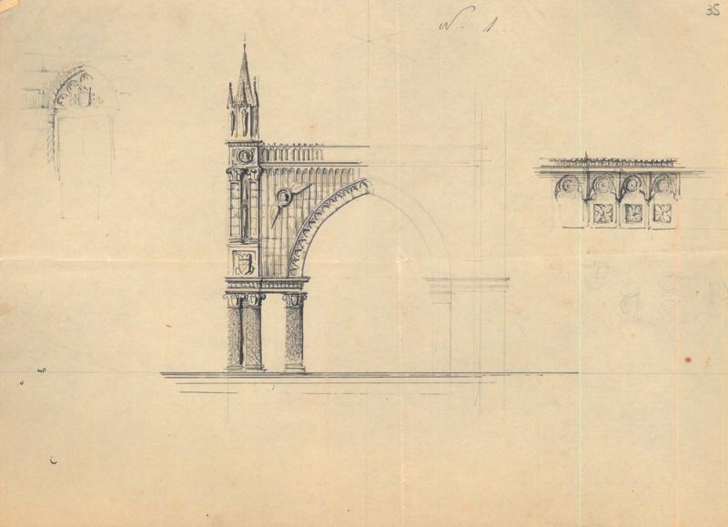 Disegni di Giovanni Battista Ansaldo, seconda metà secolo XIX (3)