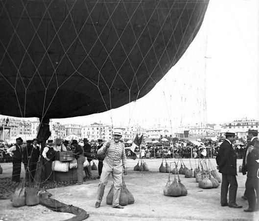 Ascensione del Pallone Aquila. Cap. Spiegel (taglio)