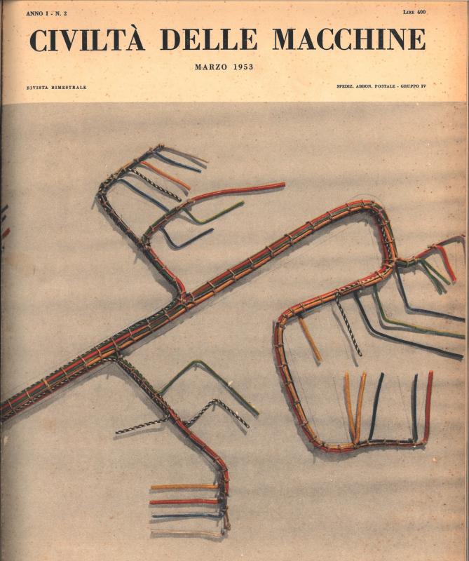 Copertina- Frammento di circuito radar - marzo 1953, anno I, n. 2