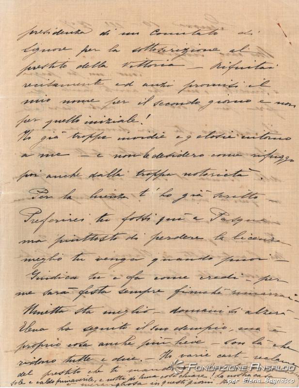 Lettera Maria Furlanetto, 10 marzo 1917 - retro