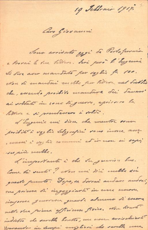 Guerra - Lettere di mio padre e famigliari. Secondo periodo Massa, Roma, Campagna di Francia