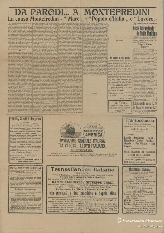 Il Mare 16.05.1918 retro