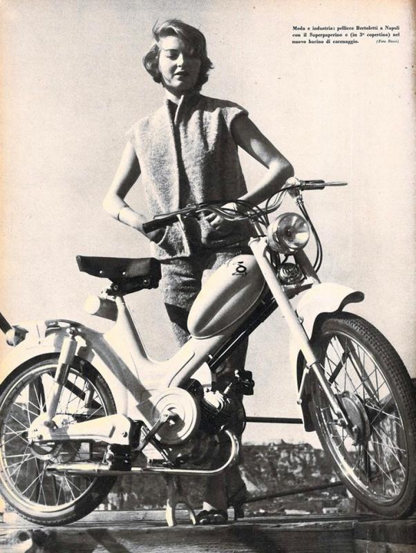 Seconda di copertina - Moda e industria di Aldo Razzi, marzo - aprile 1956, anno IV, n. 2