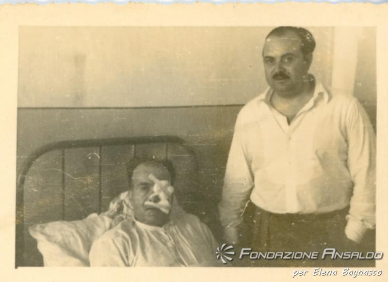 Parodi Giorgio - aviatore all'ospedale di Tripoli con il fratello Enrico