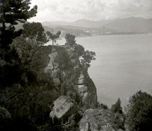 Roccia sulla punta di Portofino (taglio)