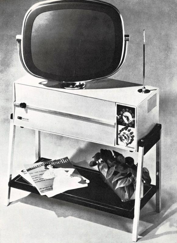 Modello di televisore negli Stati Uniti nel 1959, settembre - ottobre 1960, anno VIII, n. 5, p. 57