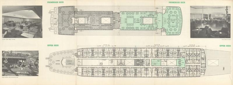 Promenade deck - Upper deck