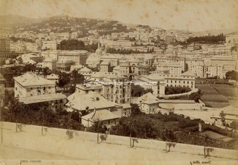 Genova - panorama da corso Podestà