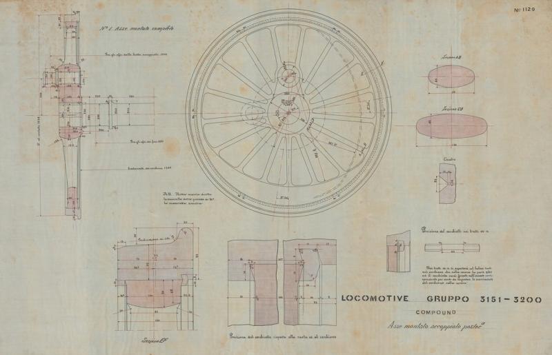 Locomotive Gruppo 3151 - 3200 - Asse montato accoppiato posteriore