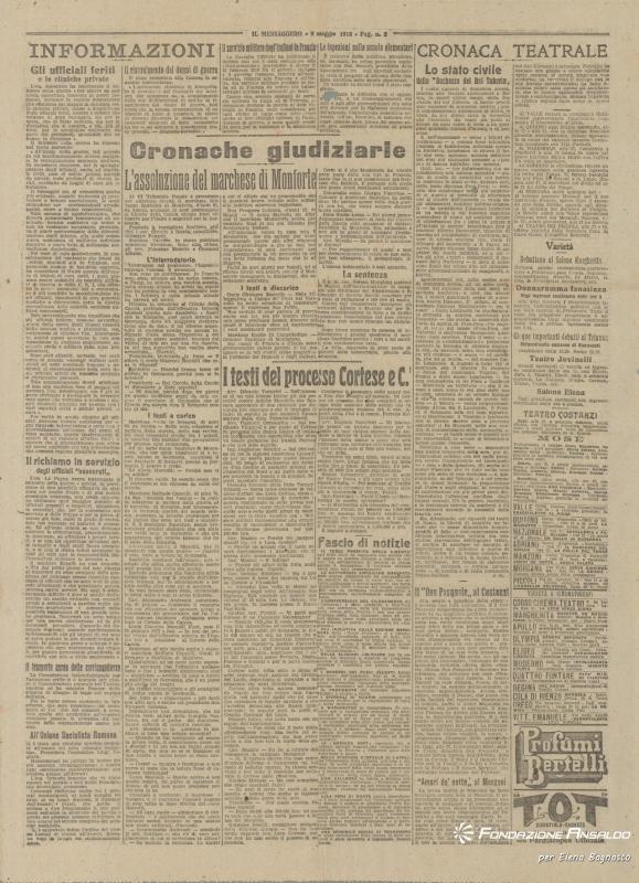 Il Messaggero, 09.05.1918, p. 2