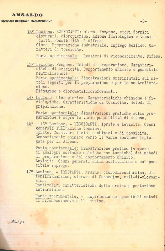 Programma del corso - 3