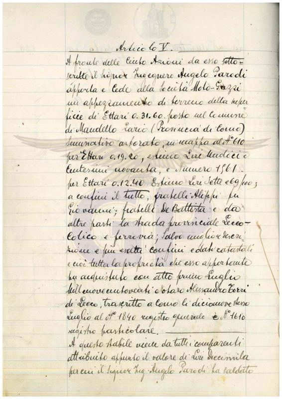Atto costitutivo e statuto Moto Guzzi, p. 4