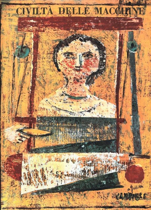 Copertina originale - di Massimo Campigli, maggio - giugno 1962, anno X, n. 3