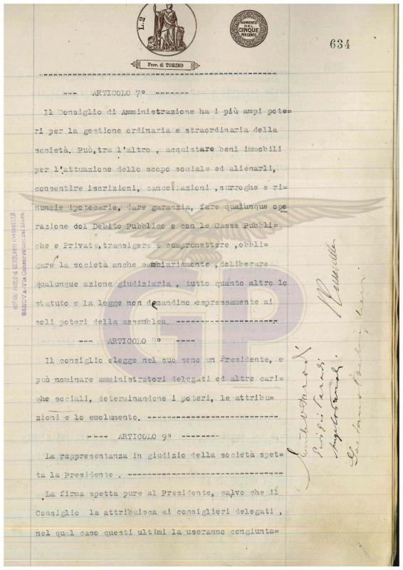 Atto costitutivo e statuto Moto Guzzi, p. 11