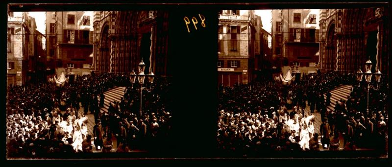 Cattedrale di San Lorenzo. Processione religiosa (originale)