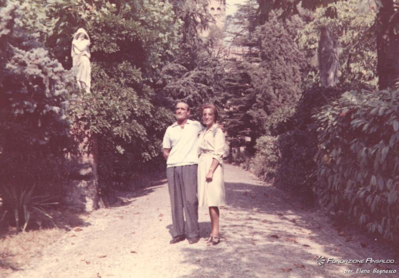 Famiglia Parodi -  Guido Parodi Parodi con la moglie Luisa Masera