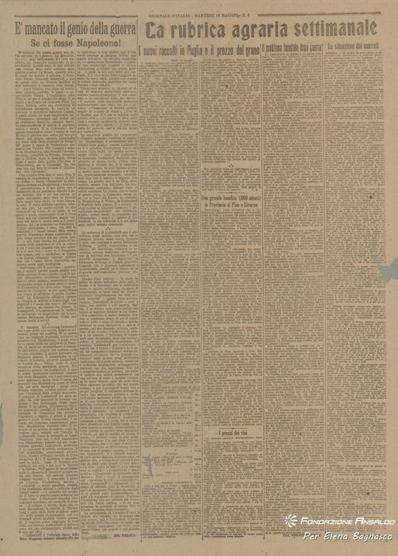 Il Giornale d'Italia, 14.05.1918, p.3