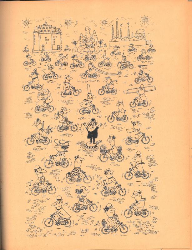 Terza di copertina di Oski - luglio 1954, anno II, n. 4