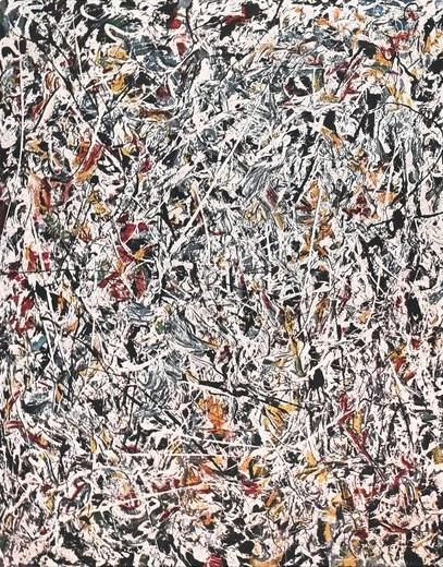 Jackson Pollock "Lumière blanche" (1954), maggio - giugno 1961, anno IX, n. 3, p. 42