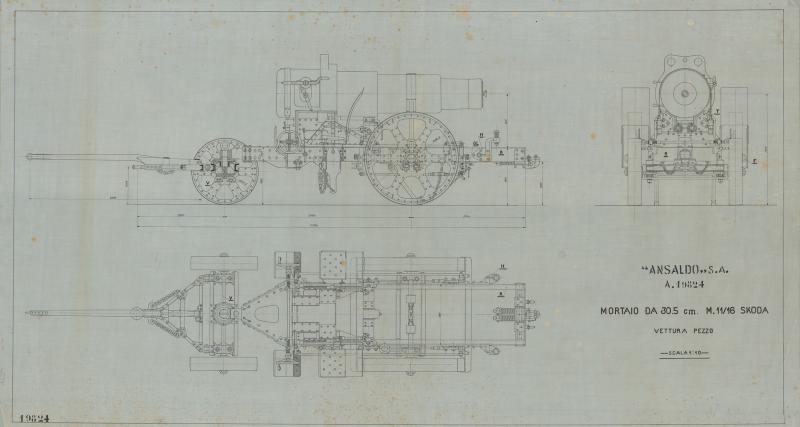 Mortaio da 30,5 Skoda - Vettura