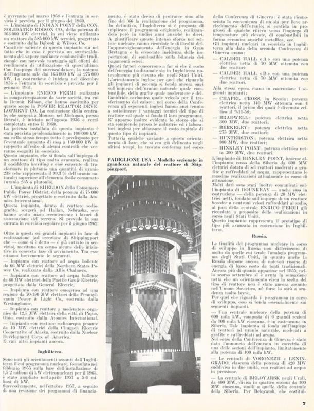 Rassegna dell'atomo a Ginevra, di Arnaldo Maria Angelini, novembre - dicembre 1958, anno VI, n. 6, p. 7