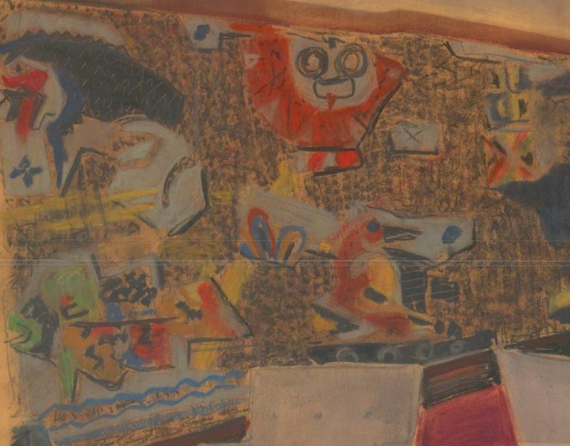 Nave non identificata - Decorazione muraria