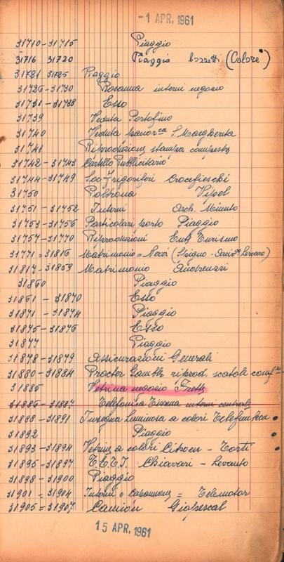 Repertorio generale n. 2, dal n. 31.710 al n. 31.907