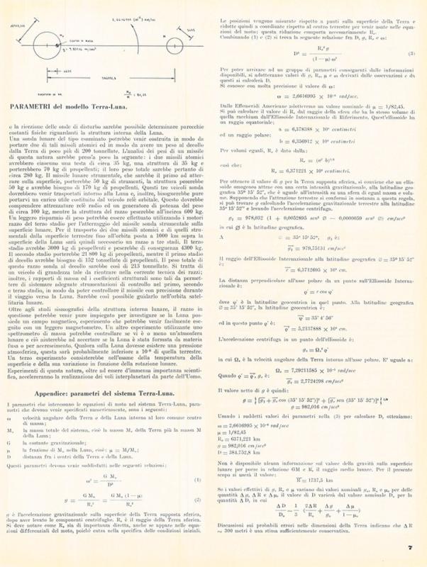 Glauco Partel, Avvicinamento alla Luna, marzo - aprile 1958, anno VI, n. 2, p. 7