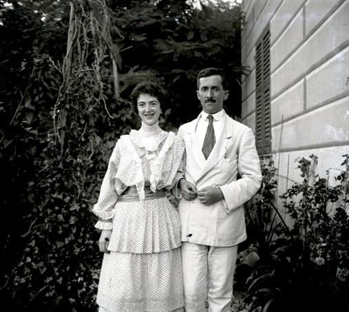 Olga Franzoni e Alfredo Gianelli (taglio)