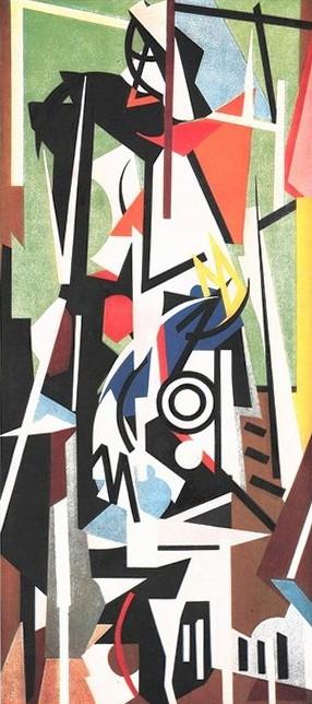 Emilio Vedova "La cucitrice" (1946), marzo - aprile 1961, anno IX, n. 2, p. 44