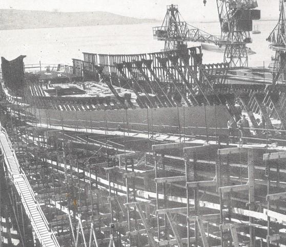 Impostazione sullo scalo di una nave. - p. 37