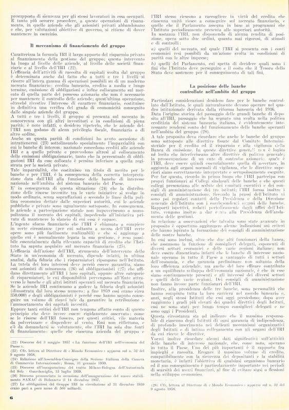 Il mio pensiero sull'azione dell'IRI, di Aldo Fascetti, settembre - ottobre 1960, anno VIII, n. 5, p. 6