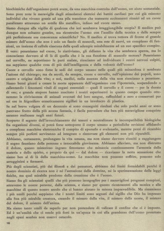 Al di là della macchina-uomo, di Achille Mario Dogliotti, marzo - aprile 1961, anno IX, n. 2, p. 18