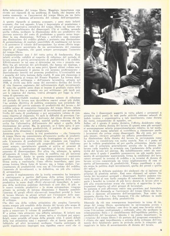 Tempo libero conquista della macchina e problema sociale, di Francesco Maria Vito, settembre - ottobre 1959, anno VII, n. 5, p. 5
