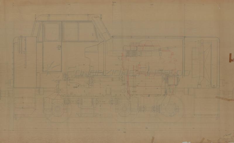 Locomotore da manovra 0-3-0 - insieme