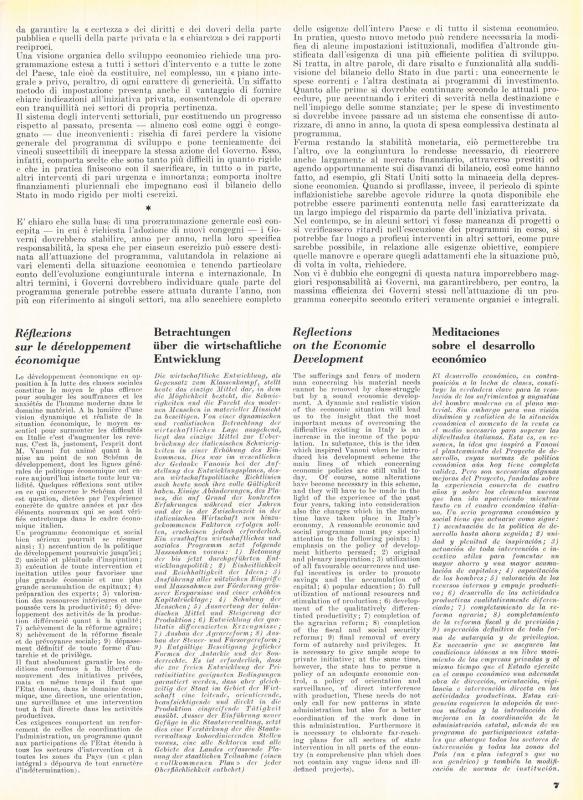 Riflessioni sullo sviluppo economico, di Mario Ferrari Aggradi, novembre - dicembre 1959, anno VII, n. 6, p. 7